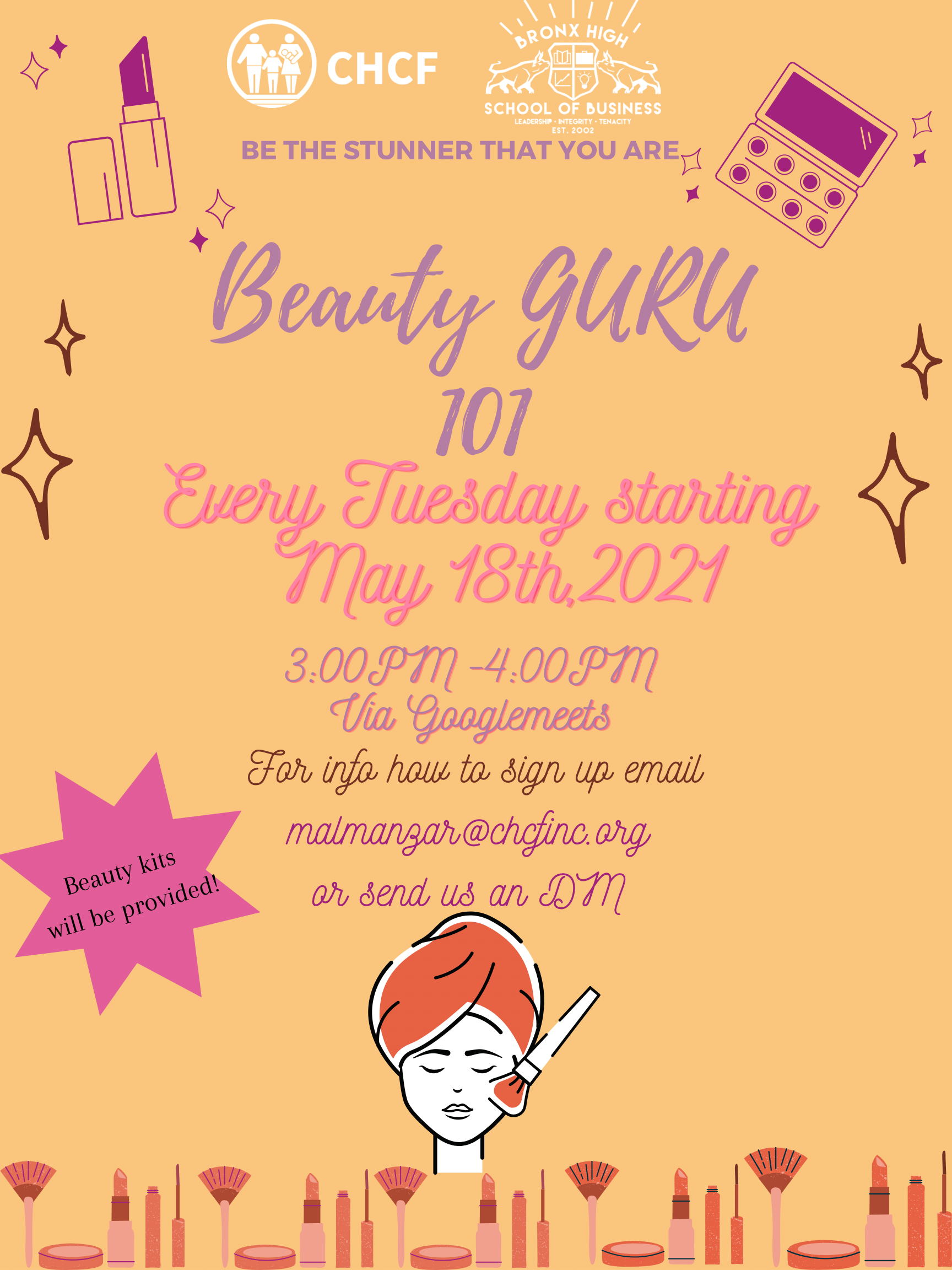 Join beauty guru classes